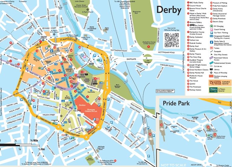 Map of Derby (October 2025)