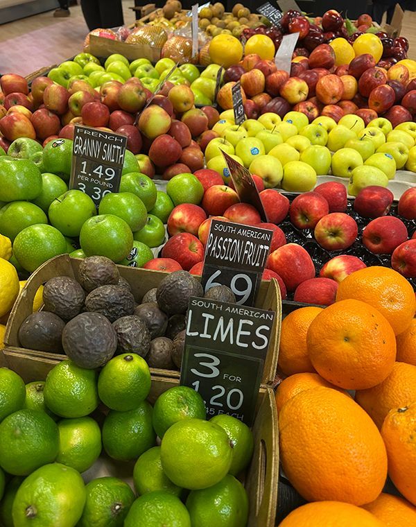 A vibrant selection of fruit and vegetables